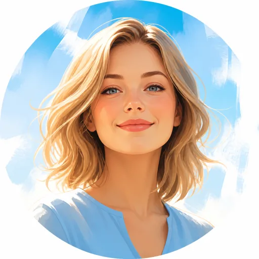 Generated illustration for Sky, a American English female Kokoro voice