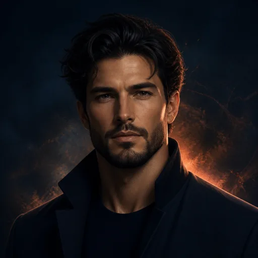 Generated illustration for Fenrir, a American English male Kokoro voice