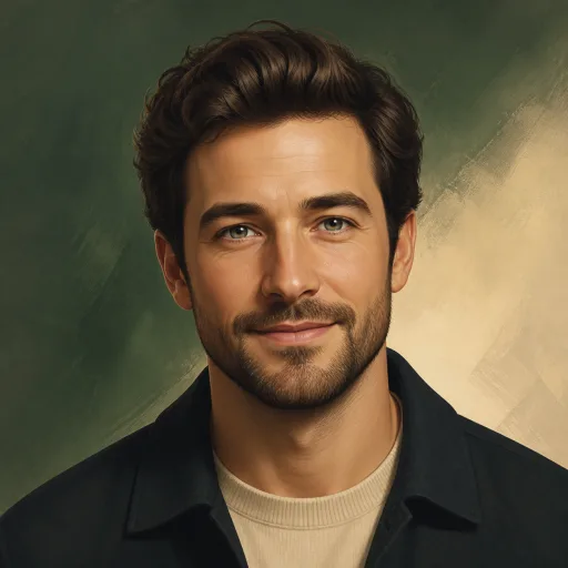 Generated illustration for George, a British English male Kokoro voice